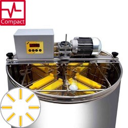 Immagine relativa a 4-favi estrattore di miele con autorotazione, motore 110W, automatico, barile 63 cm, favi 23 x 48 cm