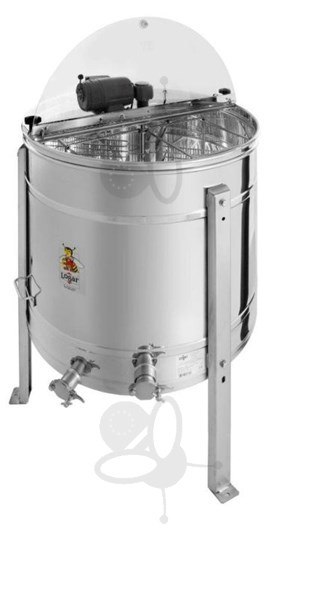 Imagen de 4-cuadros extractor de miel reversible, 110W motor, barril 76 cm, cuadros 28,6 x 48 cm