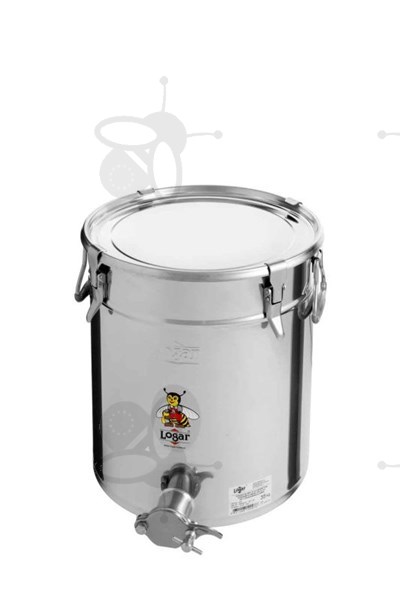 Immagine relativa a Contenitore per il miele 35 kg, chiusura ermetica, rubinetto inox