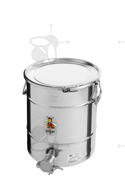 Immagine relativa a Contenitore per il miele 35 kg, chiusura ermetica, rubinetto inox