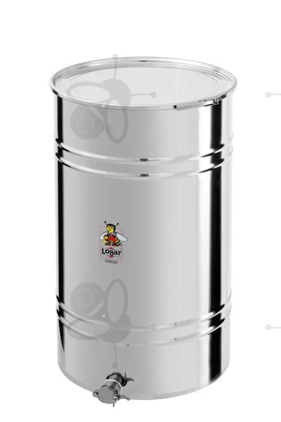 Picture of Honey tank 280 kg, airtight lid, stainless steel gate 6/4"