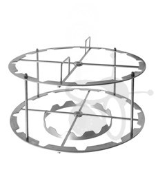 Picture of 12 frames basket, radial, diameter 63 cm, stainless steel