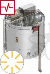 Imagen de 8-cuadros extractor de miel reversible, 370W motor, automático, barril 95 cm, cuadros 26,5 x 48 cm