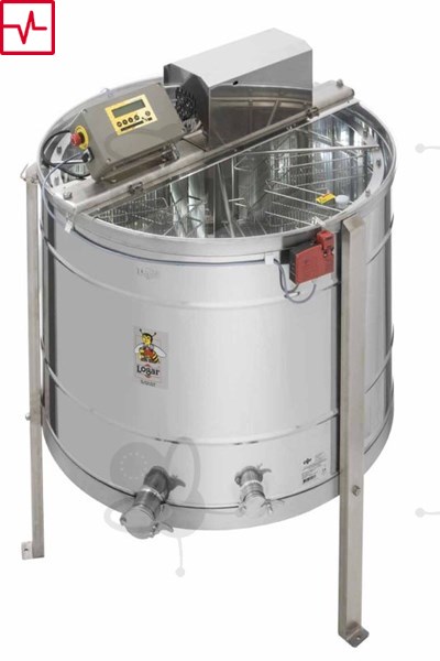 Immagine relativa a 8-favi estrattore di miele con autorotazione, motore 370W, automatico, barile 95 cm, favi 26,5 x 48 cm