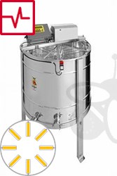 Imagen de 8-cuadros extractor de miel reversible, 250W motor, automático, barril 82 cm, cuadros 23 x 48 cm