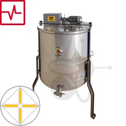 Imagen de 4-cuadros extractor de miel reversible, 110W motor, automático, barril 63 cm, cuadros 23 x 48 cm