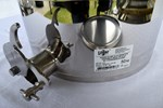 Honey tank 50 kg, airtight lid, stainless steel gate