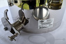 Honey tank 50 kg, airtight lid, stainless steel gate