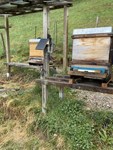 Bijenkorfschaal voor het bewaken van een bijenkorf