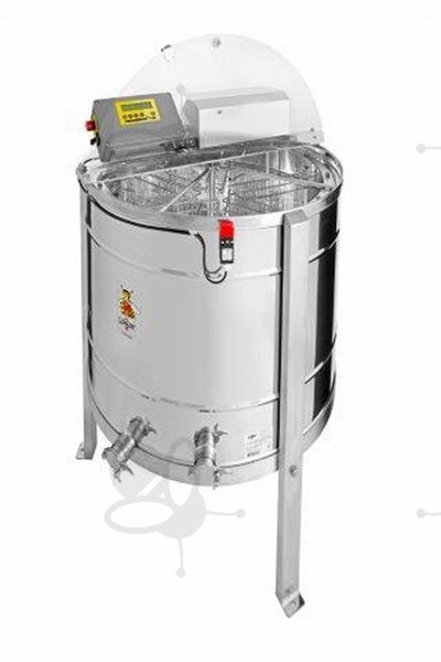 Imagen de 6-cuadros extractor de miel reversible, 250W motor, automático, barril 82 cm, cuadros 26,5 x 48 cm