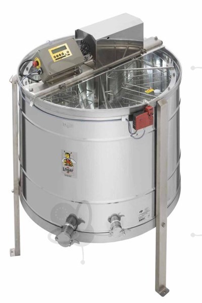 Imagen de 8-cuadros extractor de miel reversible, 370W motor, automático, barril 95 cm, cuadros 26,5 x 48 cm