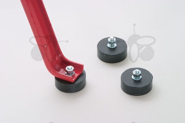 Imagen de Cojinetes de goma para las patas del extractor con tornillo M8 (3 piezas)