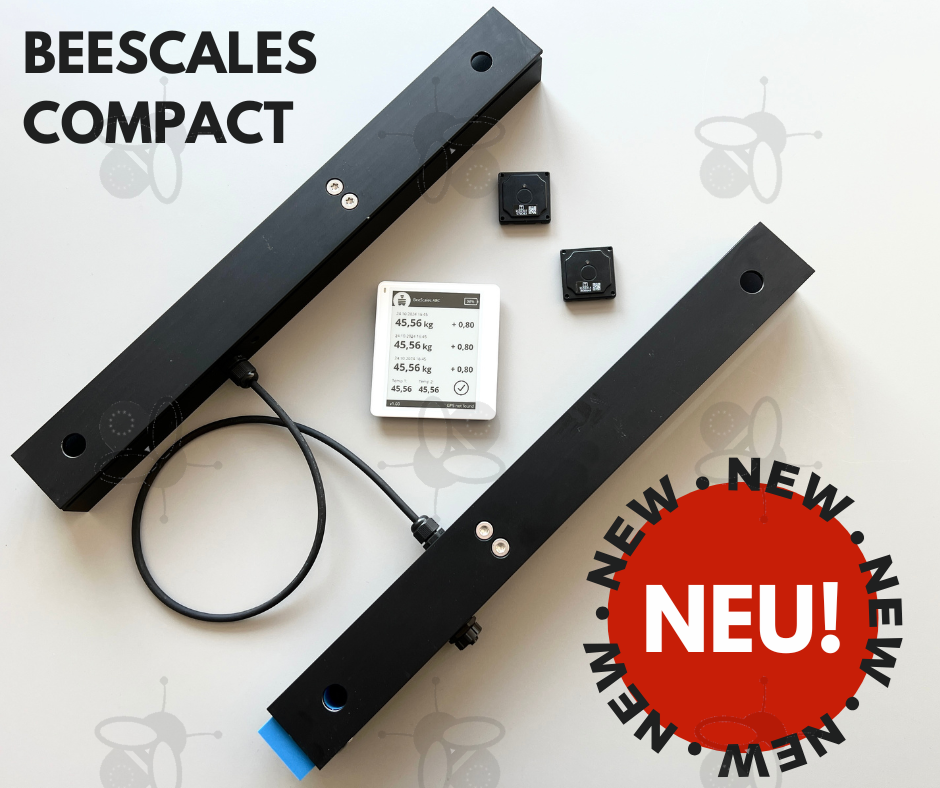 Beescales Compact Bienenstockwaage für einen Bienenvolk mit drahtlosem Display - VORBESTELLUNG!