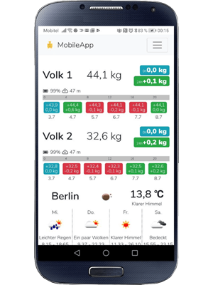 Bienenstockwaage MobileApp