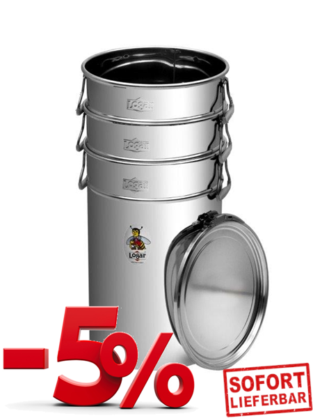Photo de Forfait: 3 réservoirs de stockage empilables 35 kg, fermeture hermetique (- Rabais de 5%)