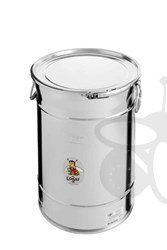 Picture of Stackable storage tank 50 kg with airtight lid, stainless steel