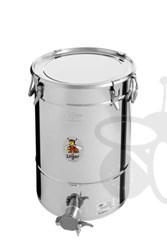 Picture of Honey tank 50 kg, airtight lid, stainless steel gate