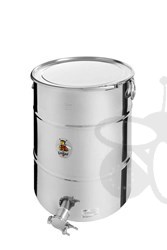 Picture of Honey tank 100 kg, airtight lid, stainless steel gate