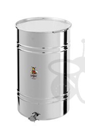 Immagine relativa a Contenitore per il miele 280 kg, chiusura ermetica, rubinetto 6/4", inox