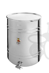 Immagine relativa a Contenitore per il miele 430 kg, chiusura ermetica, rubinetto inox