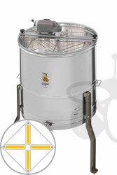 Immagine relativa a 4-favi estrattore di miele con autorotazione, motore 110W, barile 63 cm, favi 23 x 48 cm