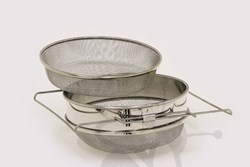 Picture of Double stainless steel strainer, o 24 cm