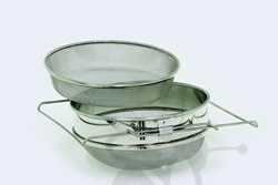 Picture of Double stainless steel strainer, coarse, o 24 cm