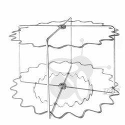 Afbeelding van 20/8 honingraat radiale kooi D63, roestvrijstaal