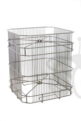 Picture of 4 frames basket, tangential, 30x41 cm, diameter 52 cm, stainless steel