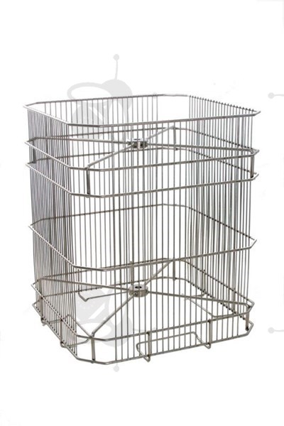 Picture of 4 frames basket, tangential, 30x41 cm, diameter 52 cm, stainless steel