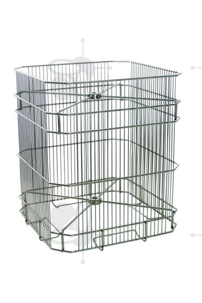 Picture of 4 frames basket, tangential, 37x41 cm, diameter 63 cm, stainless steel