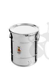 Picture of Stackable storage tank 25 kg with airtight lid, stainless steel