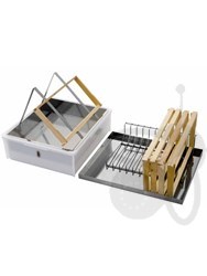 Picture of Uncapping tray for 1 person, with lid, uncapping stand and frame holder