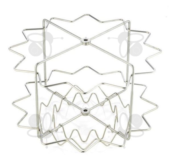 Picture of 12 frames basket, radial, diameter 63 cm, Zander, stainless steel